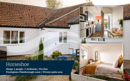 Sewerby House | Horseshoe- part of Grange Farm Cottages - Mediterranean Courtyard - Close to Beach and Sewerby Village