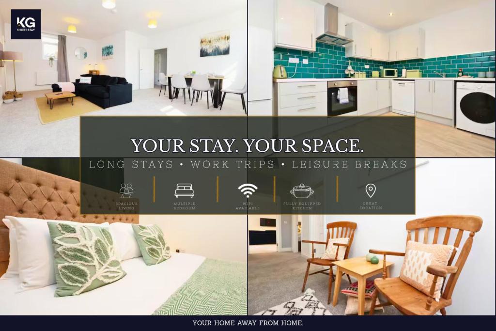 Skewen Apartment | Modern 3 Bed - M4 ACCESS - Wi-Fi