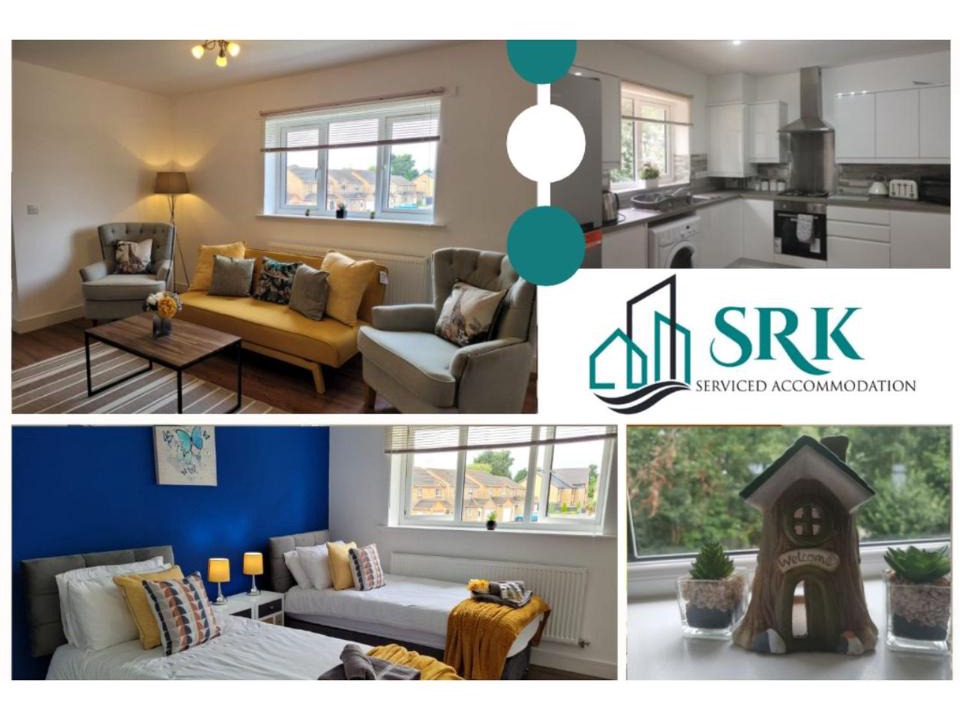 Peterborough Apartment | Private Spacious 2 Bedroom, 2 Bathroom & 2 Parking by Srk Accommodation