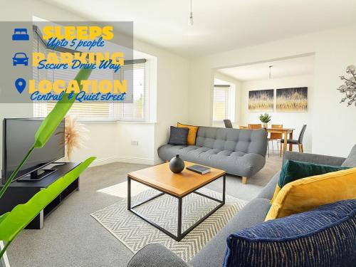 Hartlepool House | Quite Contractor Stay with Private Driveway and Smart TV bedrooms