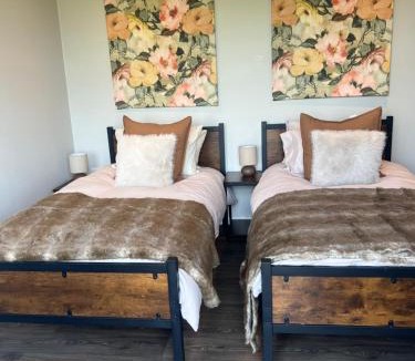 Overton-on-dee Ski Chalet | A charming unique lodge, with log burner and incredible views