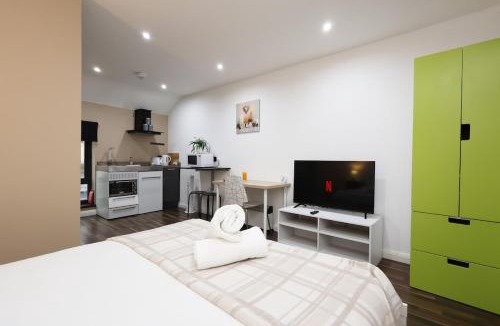 Plasnewydd Apartment | CentralHub1 1BD Studio- Contractor & Travelers