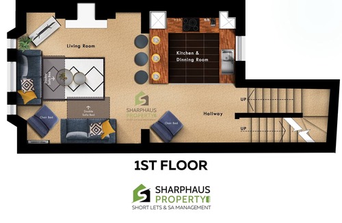 The Cultural Quarter Condo | Charming luxury 3Bed Apartment in a Prime Location