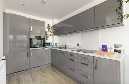 Limehouse Apartment | New! Inviting 1BR by Canary Wharf w/Balcony & Gym