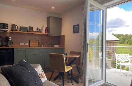 Dornoch Apartment | Pet-friendly luxury garden apartment surrounded by woodland and fields.