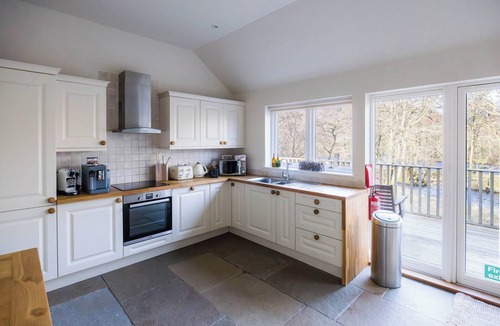 Killin House | Riverside Hideaway for Two Hot Tub River Lochay