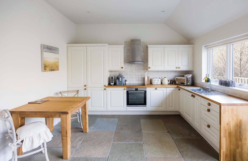 Killin House | Riverside Hideaway for Two Hot Tub River Lochay