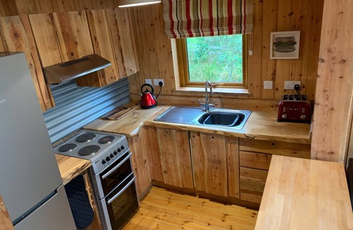 Taynuilt Cabin | Rowan Cabin - Authentic log cabin, close to loch shore, with hot tub.