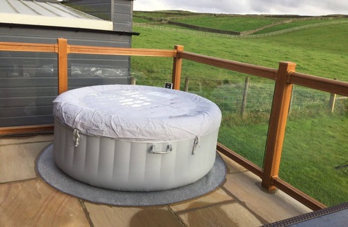 Fence Apartment | Self contained annex with private hot tub and beautiful views