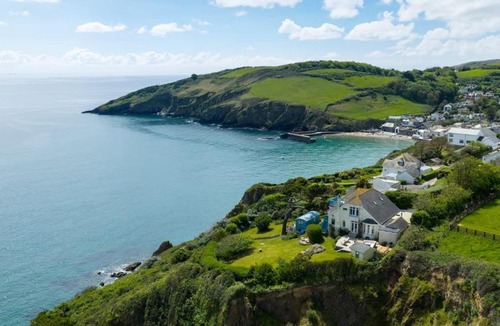 Gorran Haven House | Shepherd's Hut Gorran Haven Panoramic Ocean Views