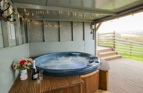 Farden Cottage | Shepherds Cabin at Titterstone Hot Tub & Dog-friendly Near Ludlow