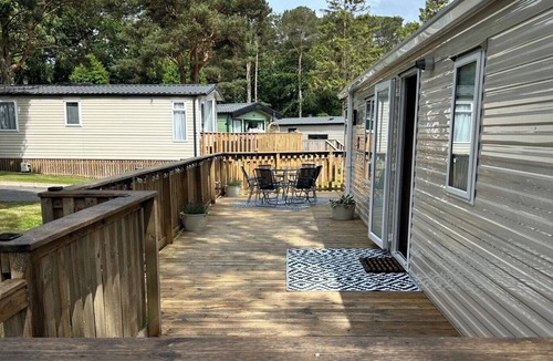 Jedburgh Cabin | Static Caravan Sleeps 4 with Parking and Balcony