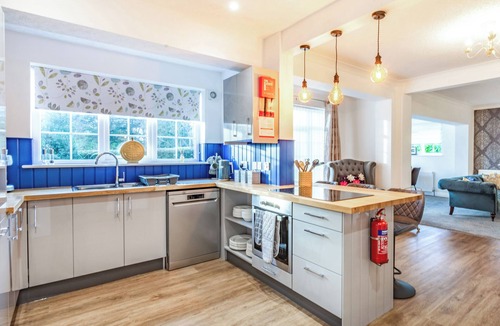 Sewerby Cottage | The open plan living area and interior design are a delight.