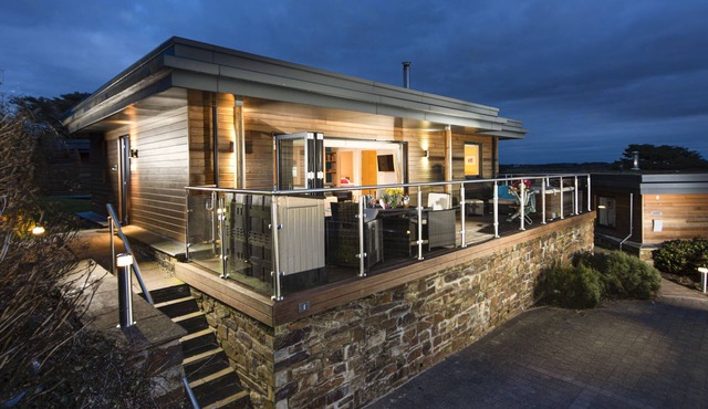 A stunning, environmentally friendly holiday haven at Mor Cliff, in an AONB.