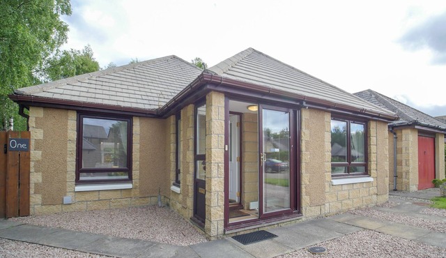 Aviemore three bedroom property on the edge of a beautiful mature Silver birch wood.