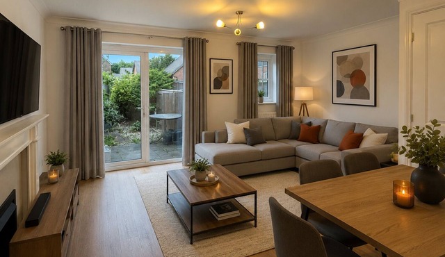 Berry House | 3BR Home with parking | Sleeps 6 | Perfect for CONTRACTORS