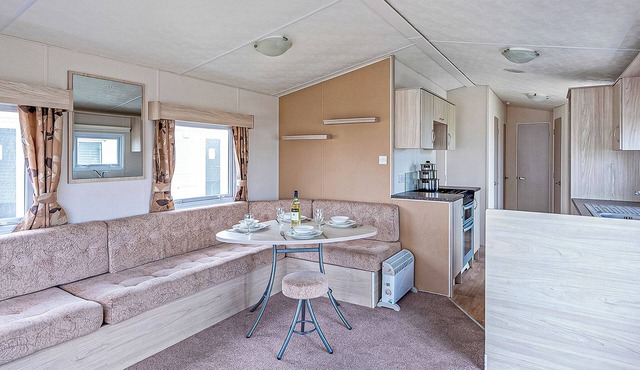 Caravan with one double and two twin. in Prestatyn