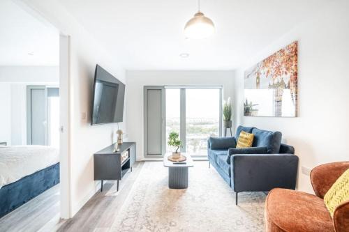 Central Manchester 2-Bed Stylish High-Rise Flat in Manchester