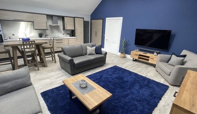 Luxury modern conversion with open plan living.