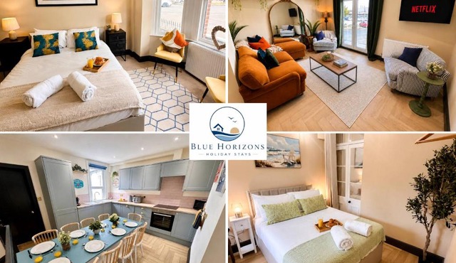 Luxury Seaside Stay with Free Parking & Beach Close