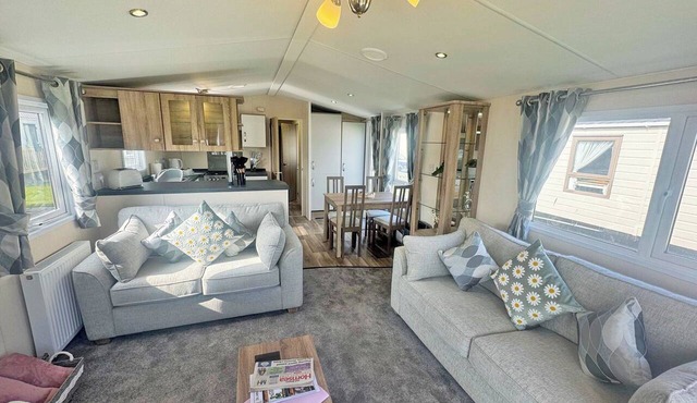 Smart, modern two bedroom caravan, perfect for couples and families alike. in Aldbrough