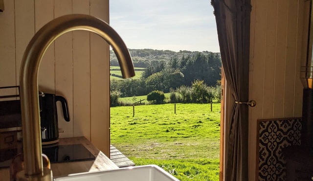 Stunning Shepherd's Hut Retreat, North Devon