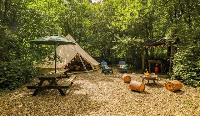 JUNGLE BELL TENT, pet friendly, with a garden in Woolton Hill
